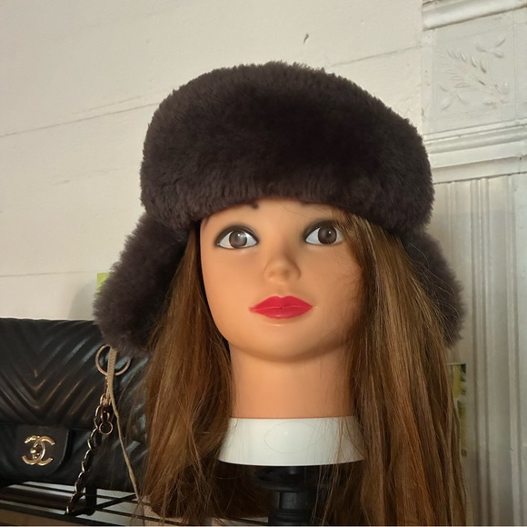 Vintage 50s 60s Eddie Bauer Sun Logo Down Ski Trapper Hat Puffer Size Medium - Picture 1 of 5